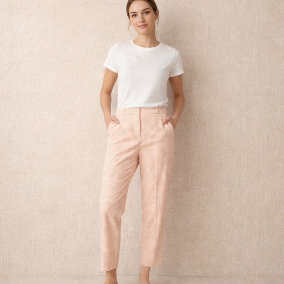 Alex Marie Pants - Alex Marie Pink Gingham Pants Women’s S Cigarette Coquette Clean Girl Feminine